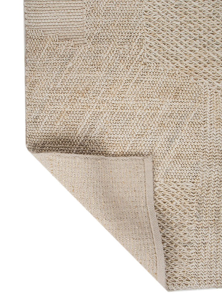 nomadic threads ivory jute and hemp Flat Weaves Rug - Perspective