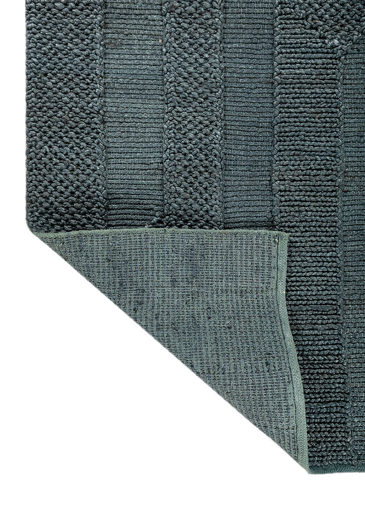 nomadic threads blue jute and hemp Flat Weaves Rug - Perspective