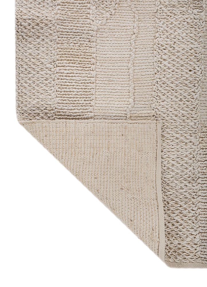 nomadic threads ivory jute and hemp Flat Weaves Rug - Perspective