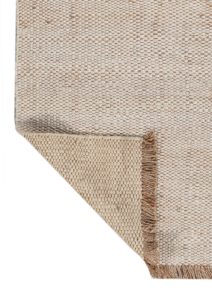 nomadic threads beige and brown jute and hemp Flat Weaves Rug - Perspective nomadic threads beige and brown jute and hemp Flat Weaves Rug - Perspective