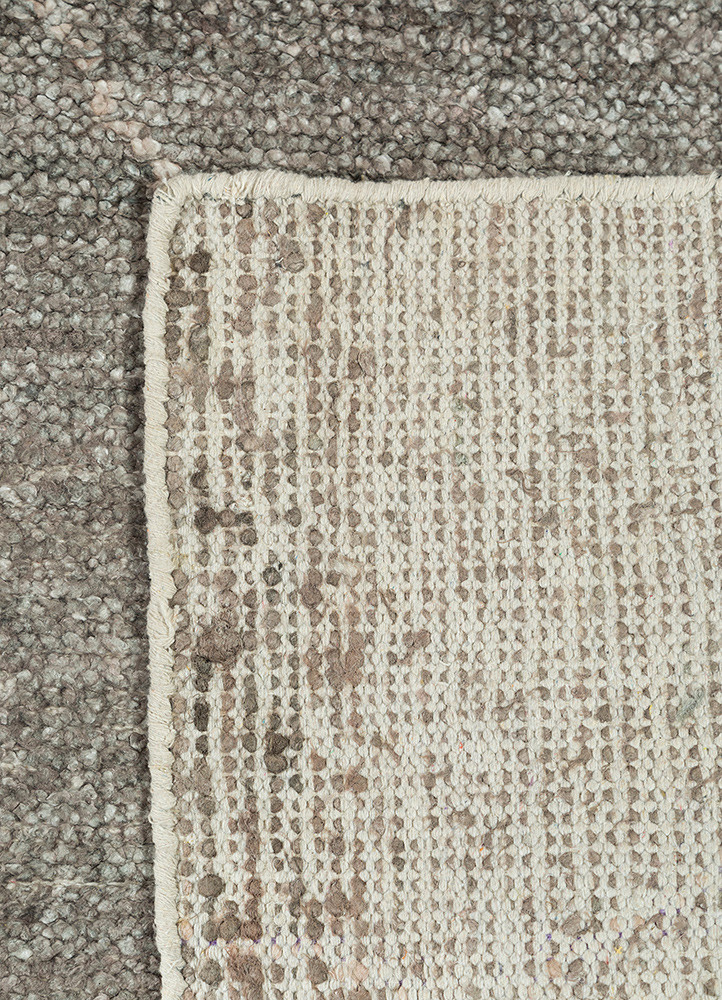 indusbar grey and black viscose hand loom Rug - Perspective indusbar grey and black viscose hand loom Rug - Perspective