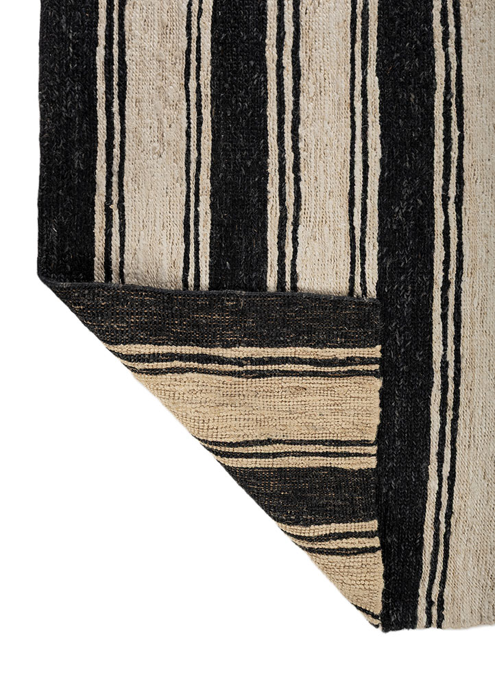 nomadic threads grey and black jute and hemp Hand Knotted Rug - Perspective nomadic threads grey and black jute and hemp Hand Knotted Rug - Perspective