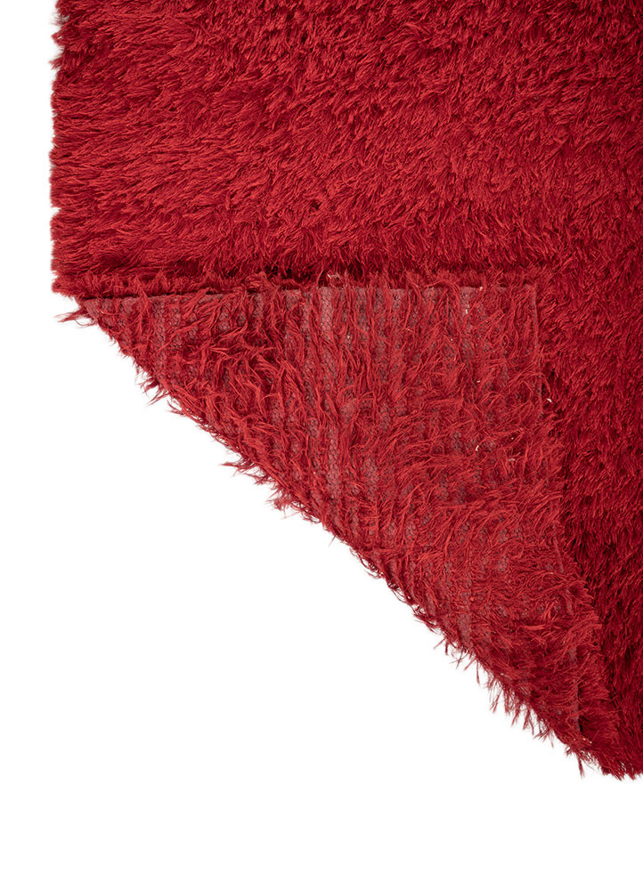 basis red and orange polyester Shag Rug - Perspective basis red and orange polyester Shag Rug - Perspective