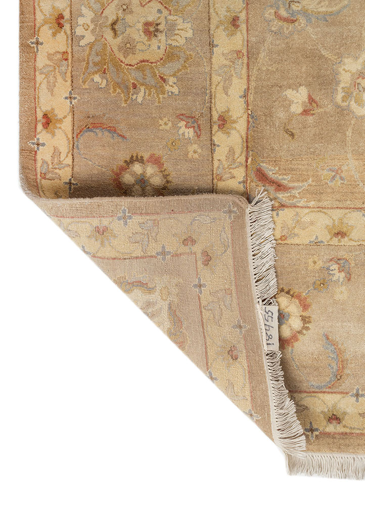 gulnar gold wool Hand Knotted Rug - Perspective