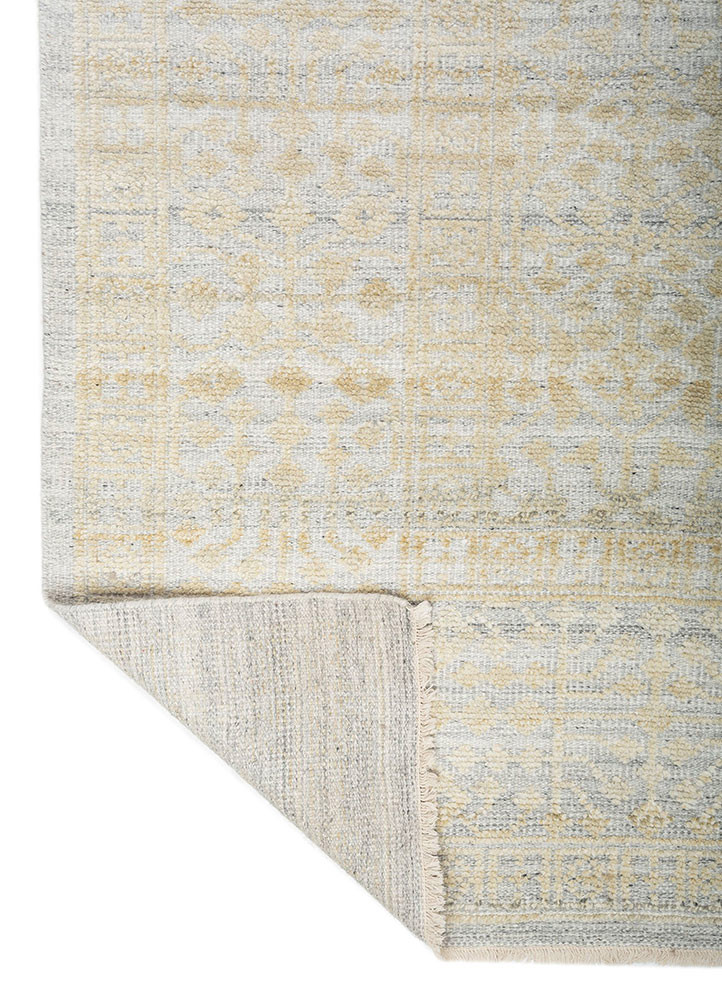 manifest grey and black wool and viscose Hand Knotted Rug - Perspective manifest grey and black wool and viscose Hand Knotted Rug - Perspective