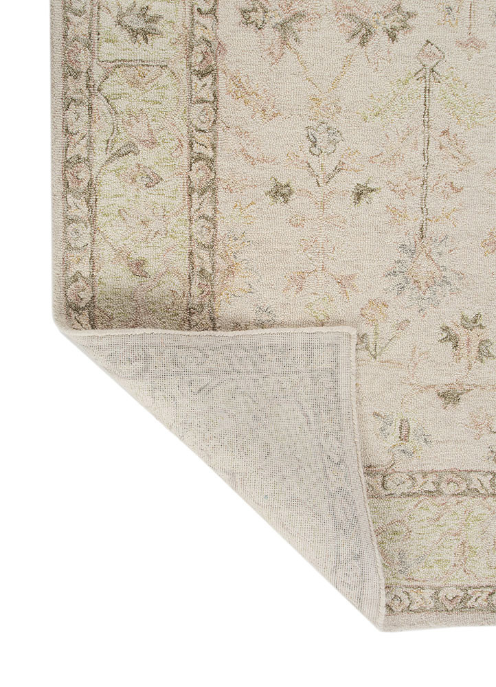 kasbah ivory wool Hand Tufted Rug - Perspective kasbah ivory wool Hand Tufted Rug - Perspective