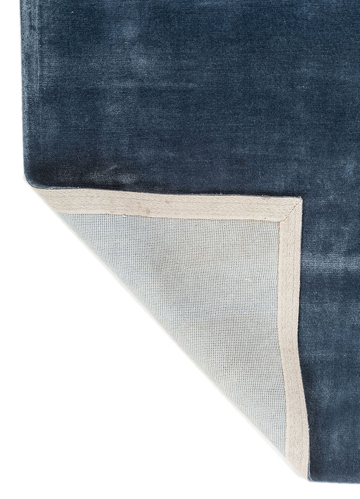 cera blue viscose Hand Tufted Rug - Perspective cera blue viscose Hand Tufted Rug - Perspective