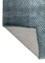 white noise blue wool and viscose Hand Tufted Rug - Perspective white noise blue wool and viscose Hand Tufted Rug - Perspective