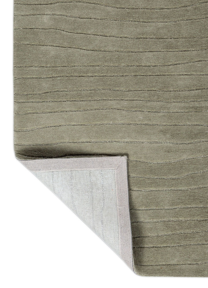 cera green wool and viscose Hand Tufted Rug - Perspective cera green wool and viscose Hand Tufted Rug - Perspective
