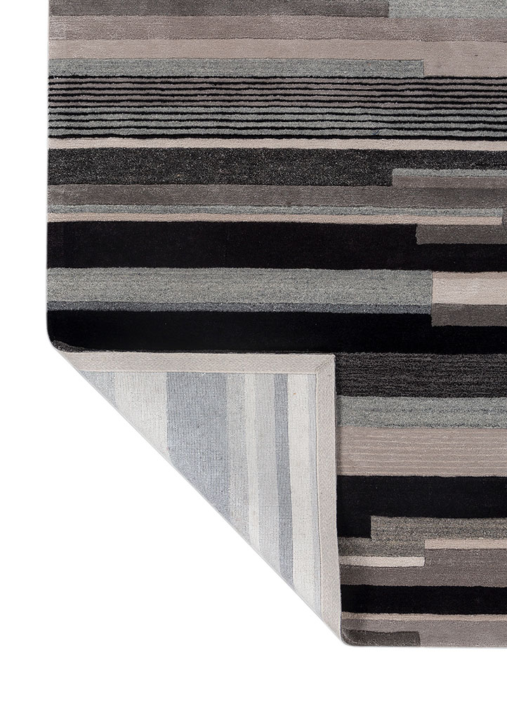 acar ivory wool and viscose Hand Tufted Rug - Perspective