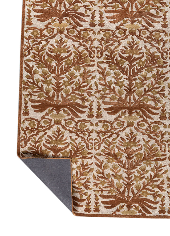 bodhi ivory wool and viscose Hand Tufted Rug - Perspective bodhi ivory wool and viscose Hand Tufted Rug - Perspective