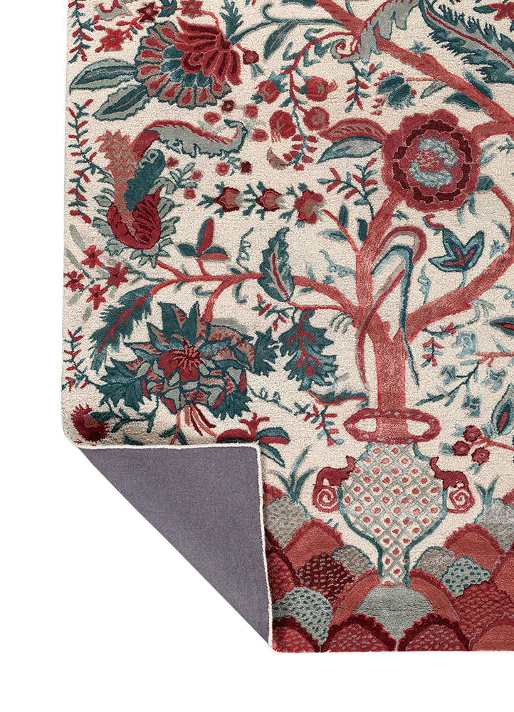 bodhi ivory wool and viscose Hand Tufted Rug - Perspective