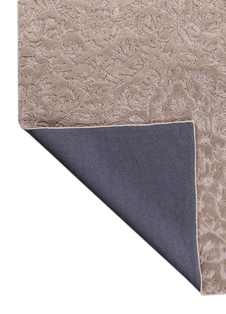 kasbah ivory wool and viscose Hand Tufted Rug - Perspective kasbah ivory wool and viscose Hand Tufted Rug - Perspective
