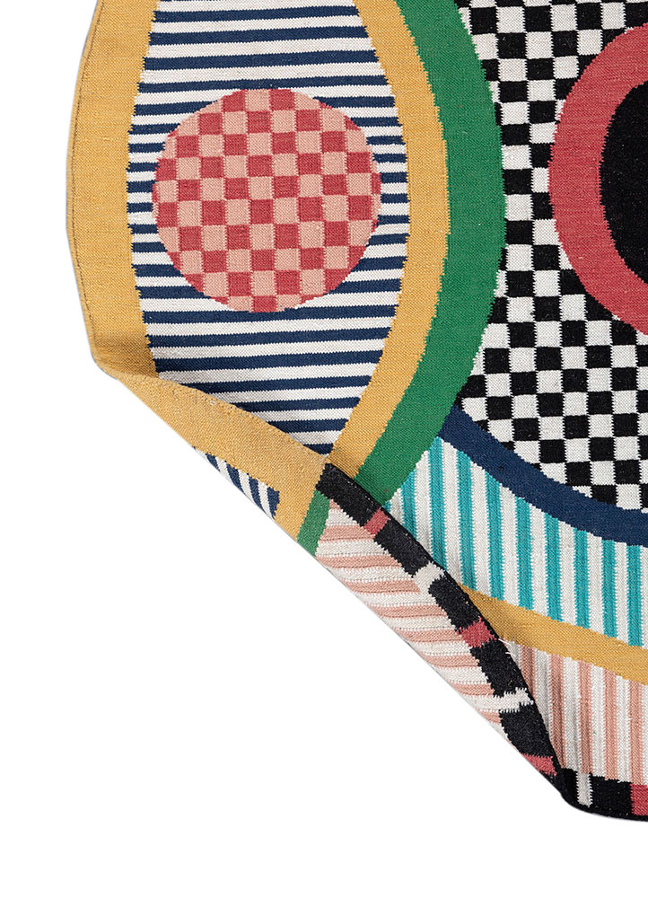 zen and zest ivory wool Flat Weaves Rug - Perspective zen and zest ivory wool Flat Weaves Rug - Perspective