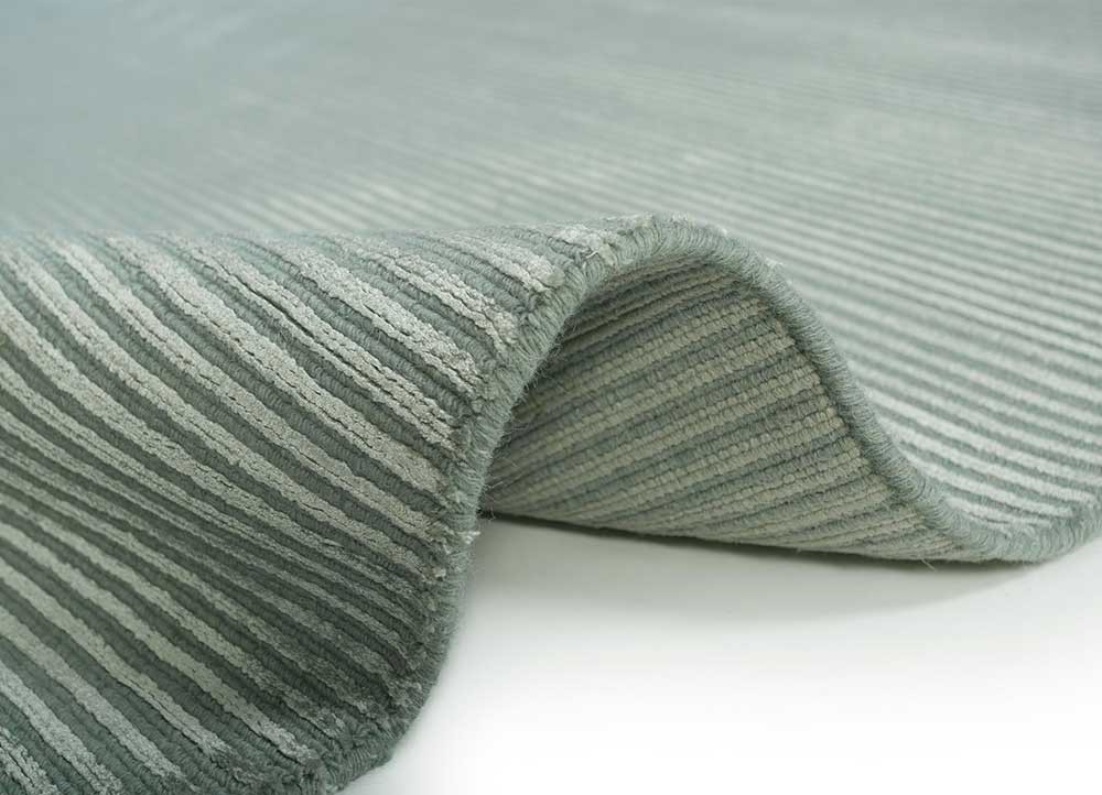 basis blue wool and viscose Hand Loom Rug - Perspective basis blue wool and viscose Hand Loom Rug - Perspective