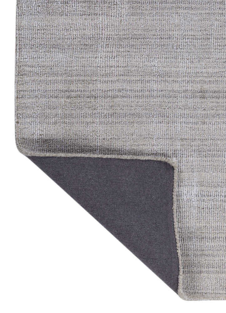 basis ivory wool and viscose Hand Loom Rug - Perspective basis ivory wool and viscose Hand Loom Rug - Perspective