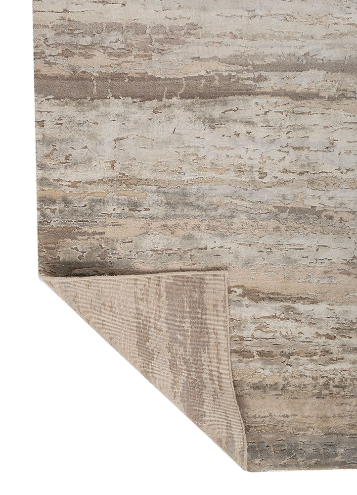 aprezo ivory wool and bamboo silk Hand Knotted Rug - Perspective aprezo ivory wool and bamboo silk Hand Knotted Rug - Perspective