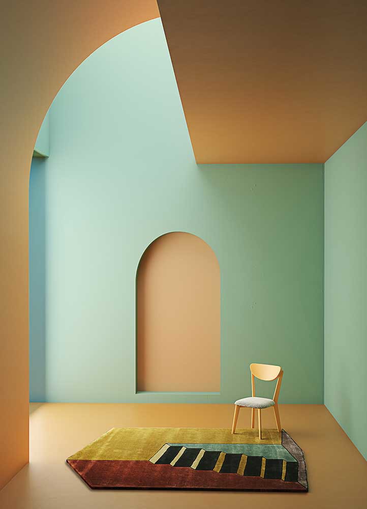 archetype multi wool and viscose Hand Tufted Rug - RoomScene archetype multi wool and viscose Hand Tufted Rug - RoomScene