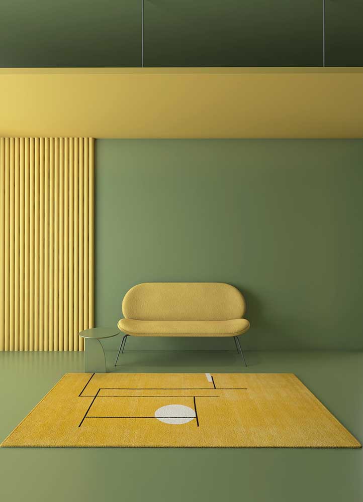 sthir gold wool Hand Knotted Rug - RoomScene sthir gold wool Hand Knotted Rug - RoomScene