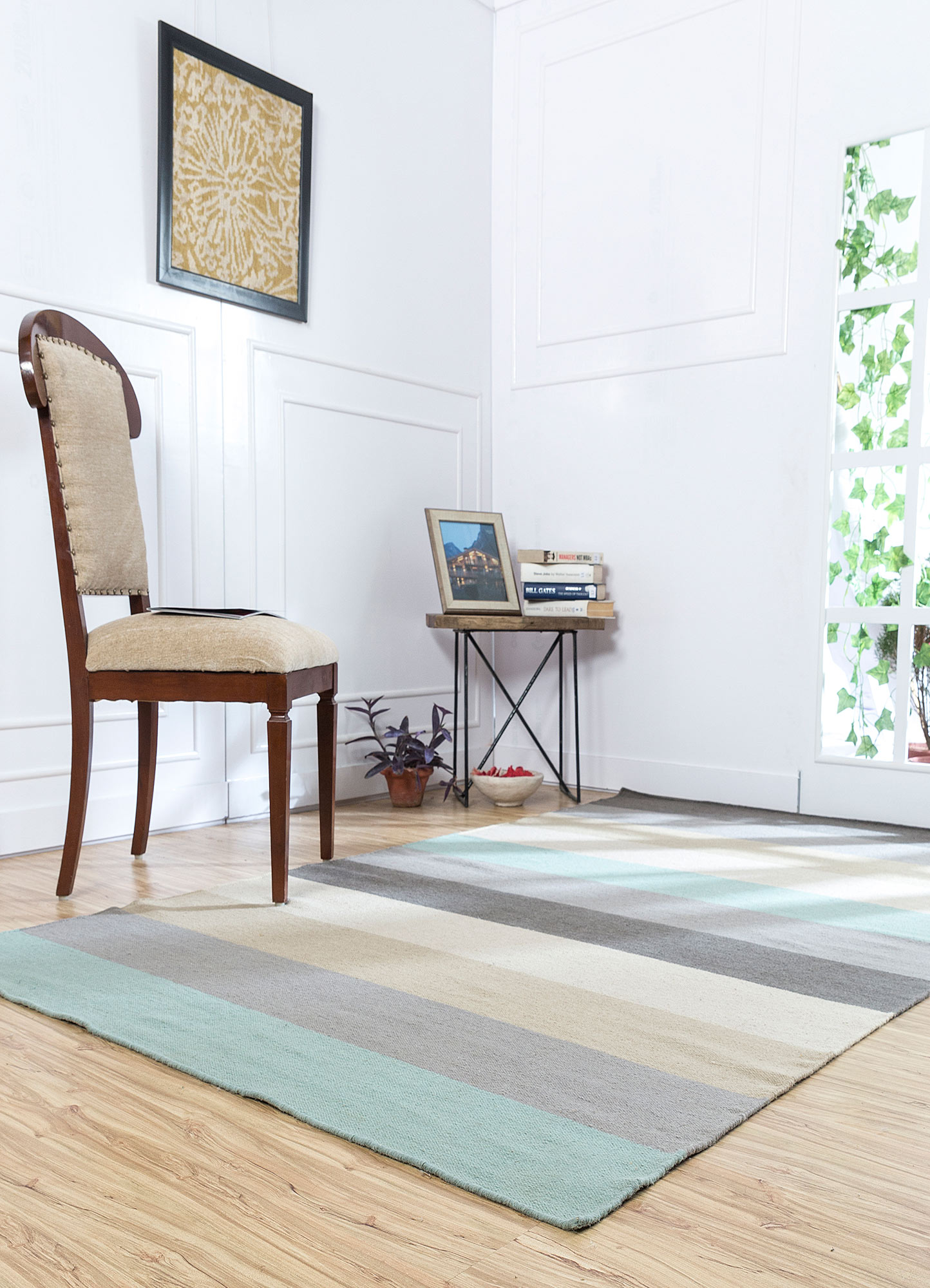 indusbar grey and black wool Flat Weaves Rug - RoomScene indusbar grey and black wool Flat Weaves Rug - RoomScene