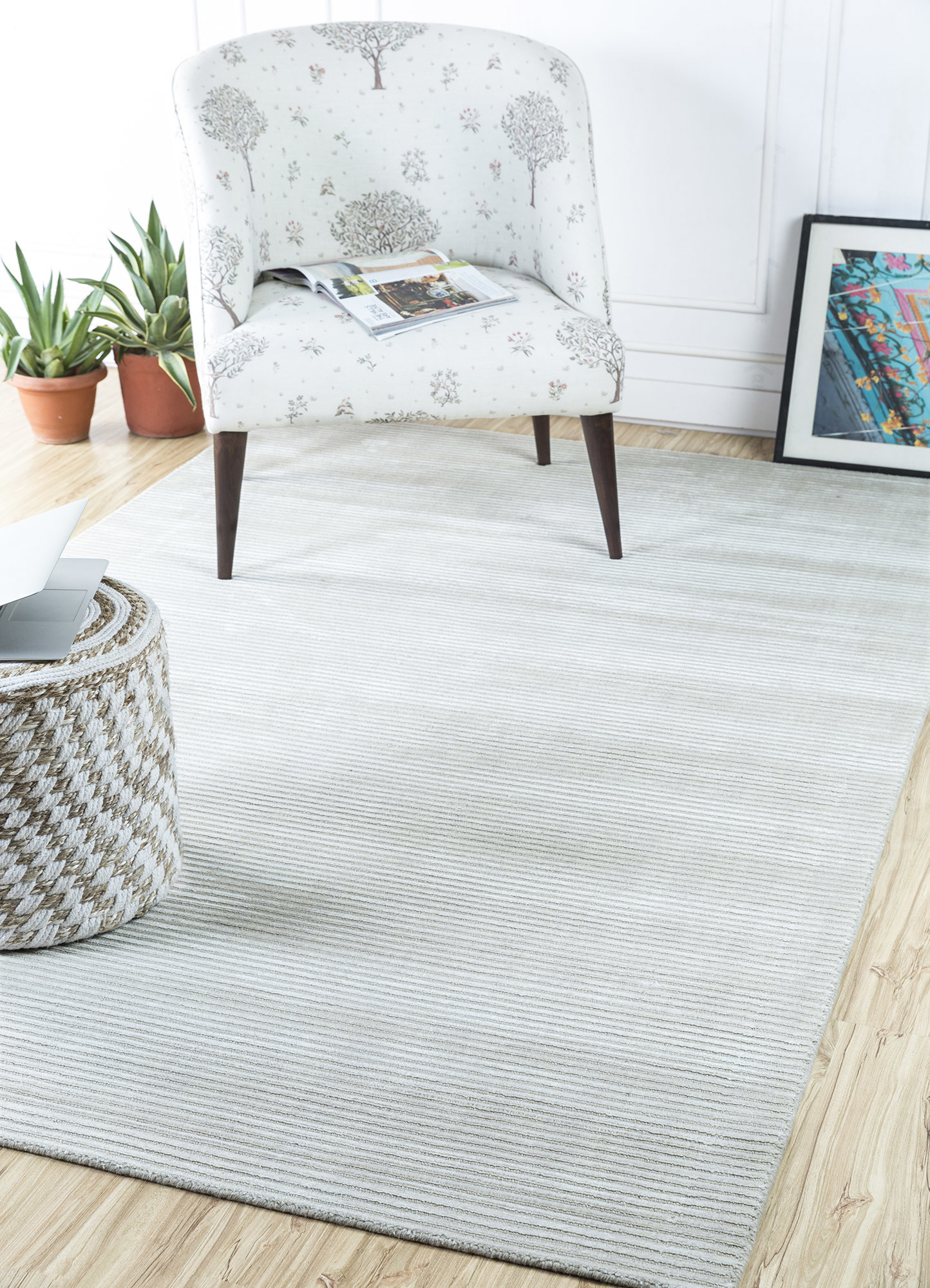 basis ivory wool and viscose Hand Loom Rug - RoomScene basis ivory wool and viscose Hand Loom Rug - RoomScene