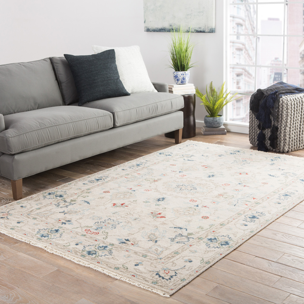 savana beige and brown wool Hand Knotted Rug - RoomScene